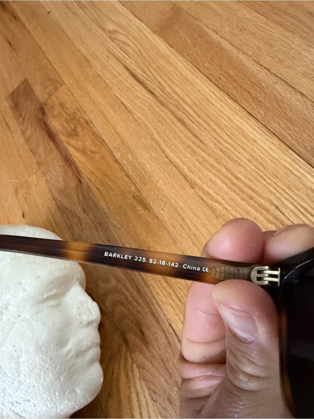 Warby Parker Barkley 225 53-18-142 brown frames blue tint lenses sunglasses - Picture 8 of 8